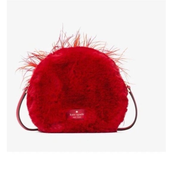 Kate Spade x Disney Muppets ANIMAL Crossbody Faux Fur NWT - Picture 5 of 5